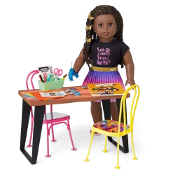The Community Center Table & Chairs Set -American Girl Toys cpetw5ibavbsw6mhfbdv