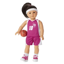 Shoot For The Stars Basketball Outfit For 18-inch Dolls