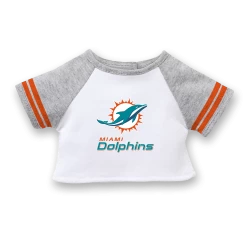 American Girl® X NFL Miami Dolphins Fan Tee For 18-inch Dolls