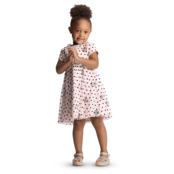 Darling Dots Dress For Little Girls