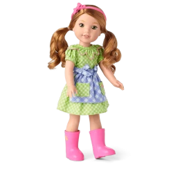 Cute As A Bug Gardening Outfit For WellieWishers™ Dolls