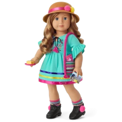 World Traveler In Peru & Peruvian Souvenir Set For 18-inch Dolls