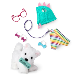 Coconut Chip™ Dog For 18-inch Dolls & Fancy Pet Fashion Accessories