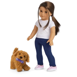 Daffodil Doodle™ Dog For 18-inch Dolls & Fancy Pet Fashion Accessories -American Girl Toys q39rafqqbvuzyxyzegcu
