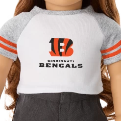 American Girl® X NFL Cincinnati Bengals Fan Tee For 18-inch Dolls -American Girl Toys qmtlsm6gylrti2nrvin4
