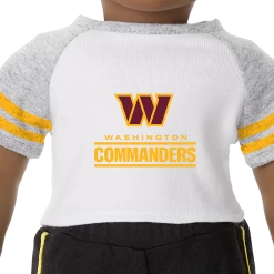 American Girl® X NFL Washington Commanders Fan Tee For 18-inch Dolls -American Girl Toys sdyb3c1jnior1bgbw5qz
