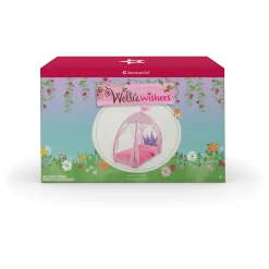 Royal Canopy Bed For WellieWishers™ Dolls -American Girl Toys sl6qj6ercxvmfm5su9ec