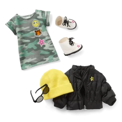 Show Your Strong Side Outfit & Accessories For 18-inch Dolls